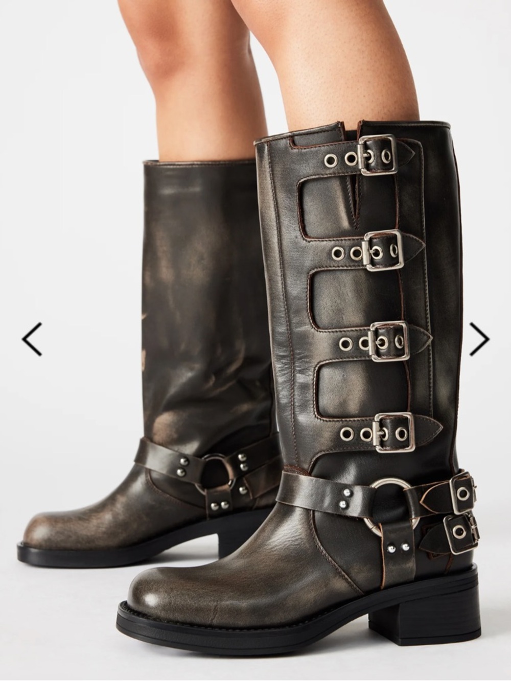 STEVE MADDEN // ROCKY BUCKLE BOOT